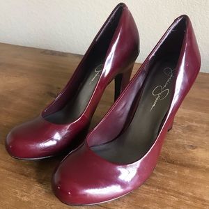 Jessica Simpson Dark Red Pumps